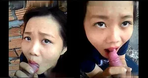 Tình nhân mút cậu bé ở vườn sau nhà